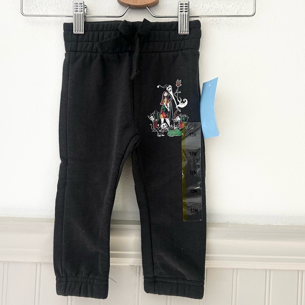 ⭐️ NEW Disney Baby 12 Months The Nightmare Before Christmas Sweatpants